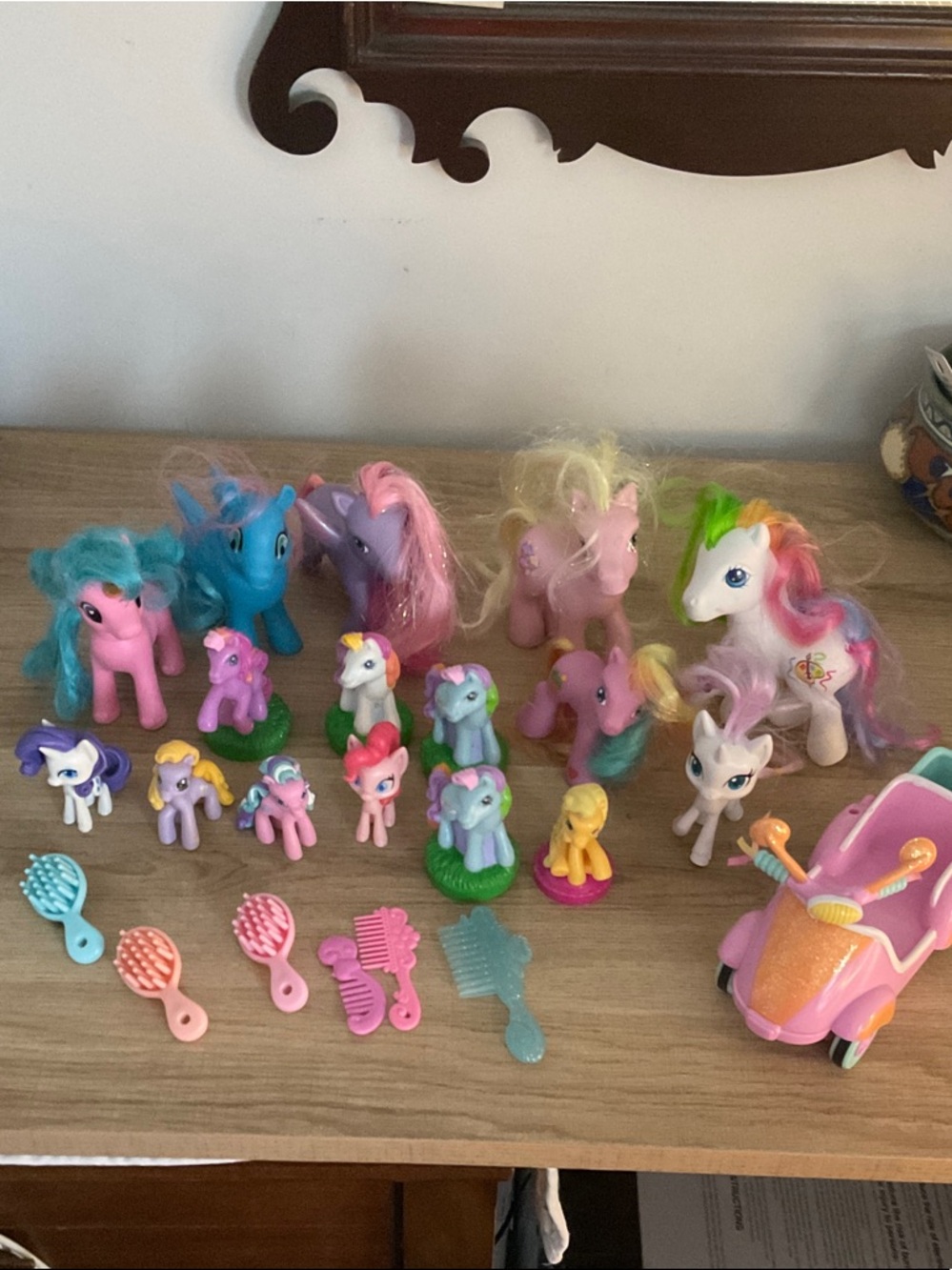 My Little Pony Pastel Pink Blue Purple Playset with Accessories
